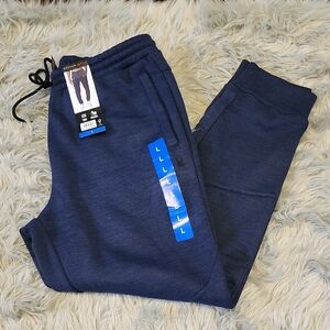 SPYDER Men's Active Blue Bonded Fleece Jogger Pants- XL
